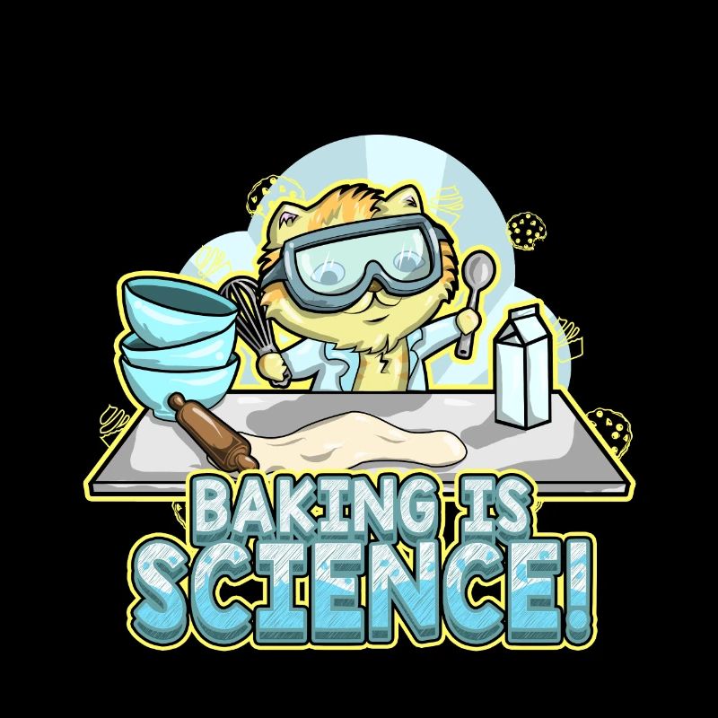 Katze Kätzchen Backen ist Wissenschaft Bäcker