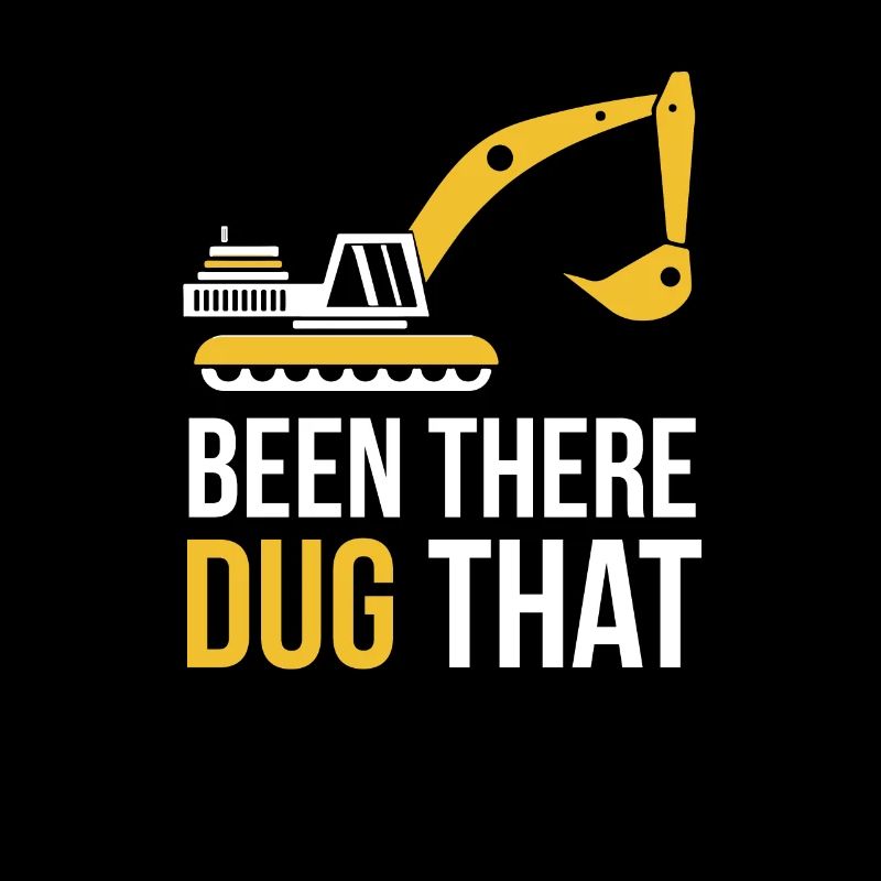 Cool excavator digger dirt kids fun gift
