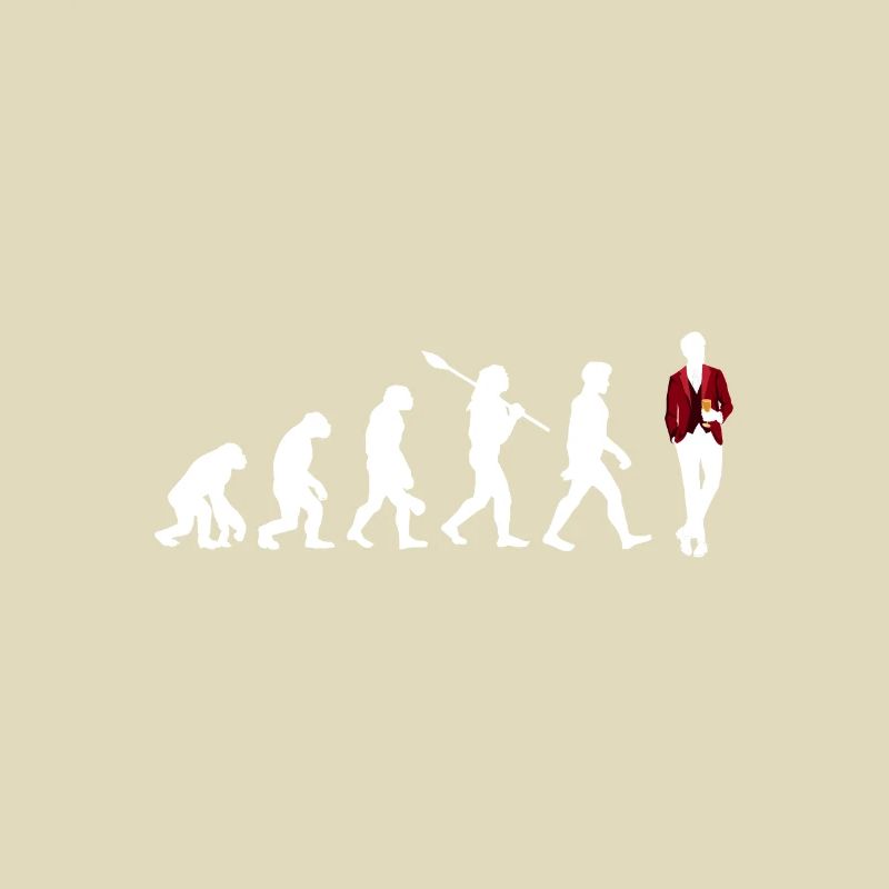 Evolution of the wine drinker