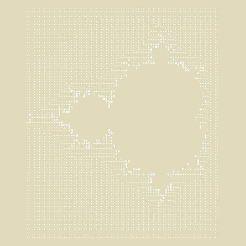 nerd mandelbrot ascii pomme mâle code programer