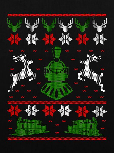 Eisenbahn Züge Geschenk · Ugly Christmas