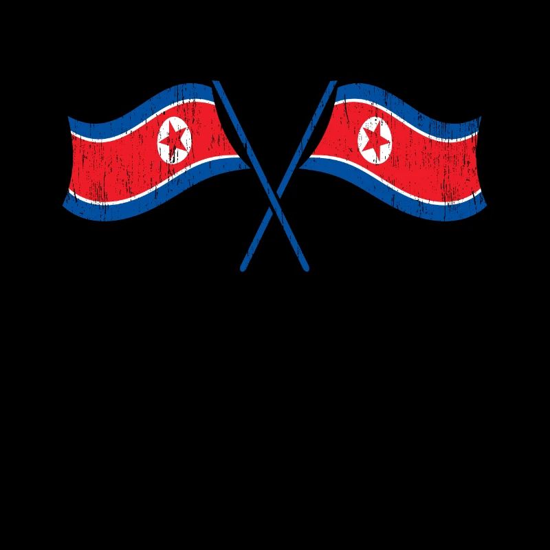 Corée du Nord drapeau de la Corée du Sud bannière Corée