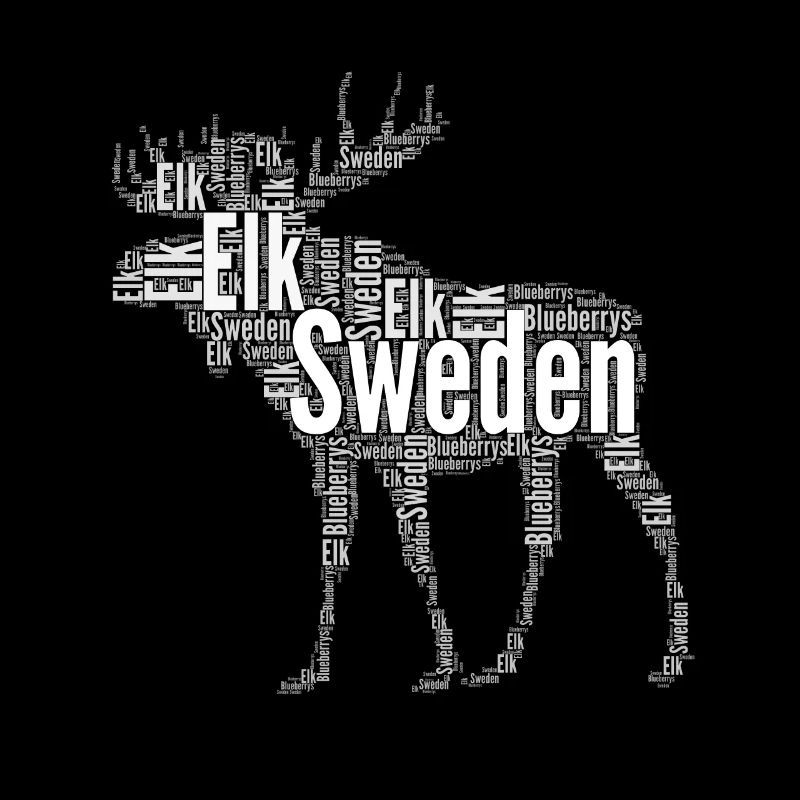 Schweden Elch Urlaub Geschenk