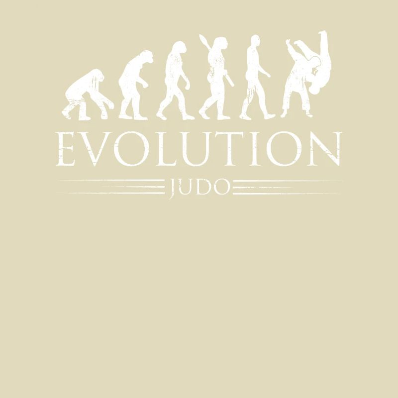 Judo-Kämpfer-Evolution