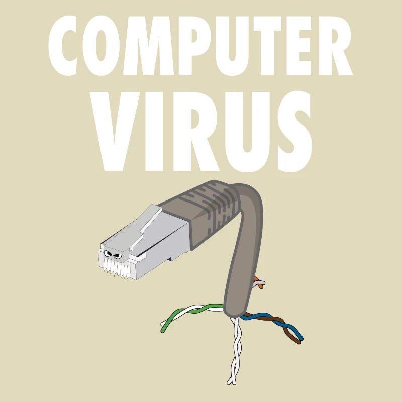 computer virus pc trojaner mailware spyware grafik