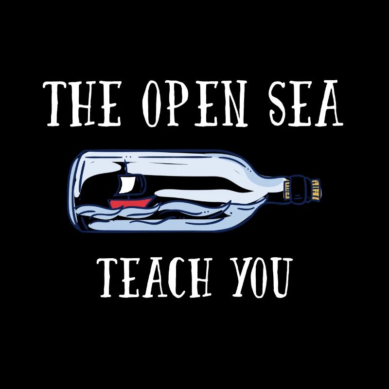 La mer ouverte vous apprend Bottle Ship