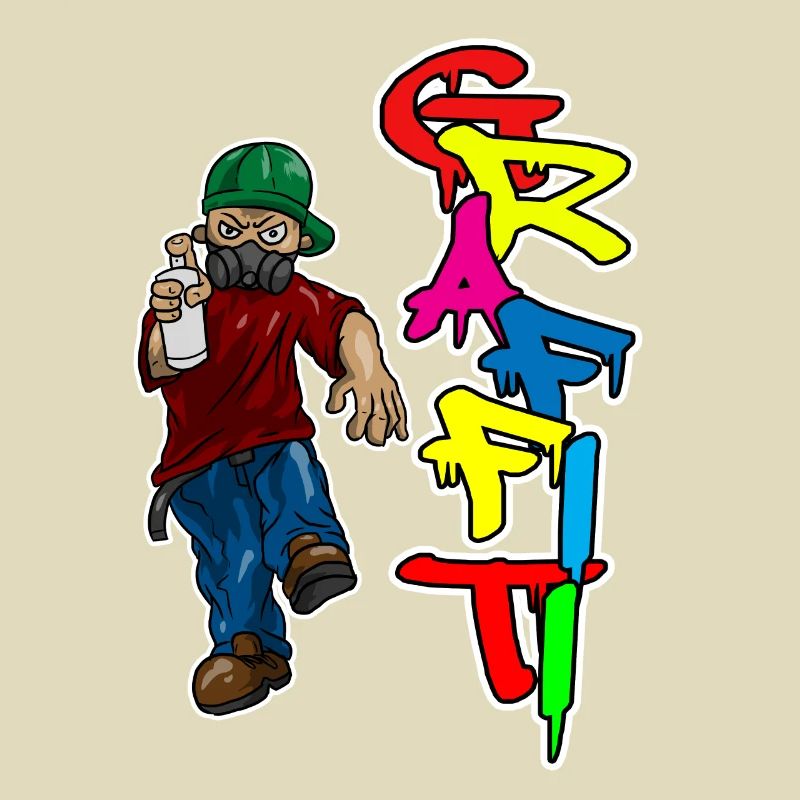 Graffiti Spray Doodle Draw Write Wall Surface Gift