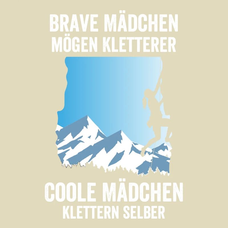 Brave Mädchen, Kletterer Coole Mädchen klettern Mä