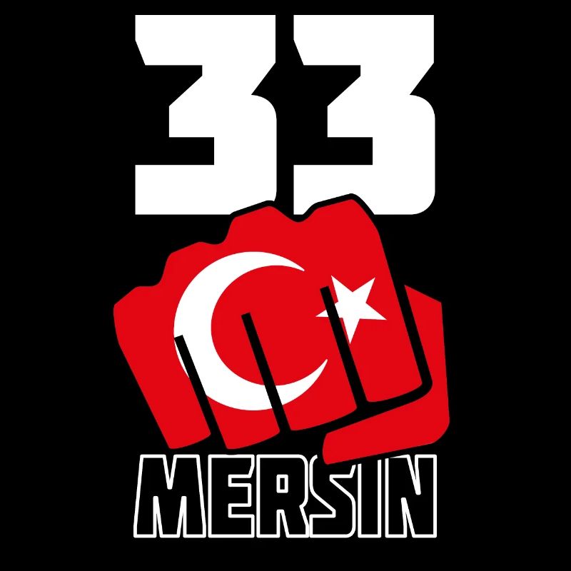 Mersin 33 Memleket Turquie Drapeau Faust