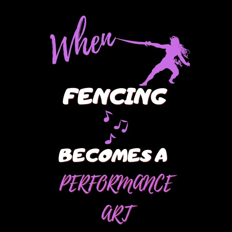 When fencing becomes a performance art