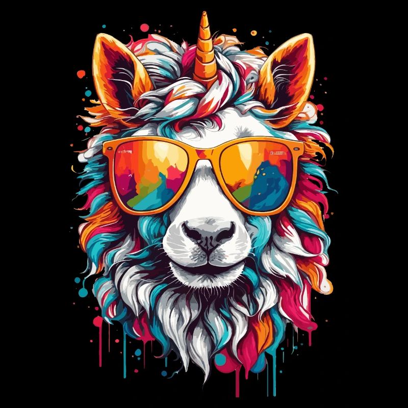 Regenbogen Einhorn süß cool