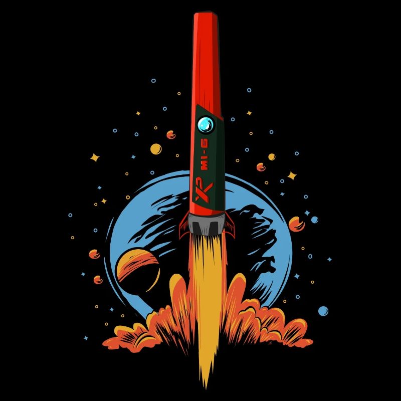 Mi-Rocket - Pinpointer beim Sondeln