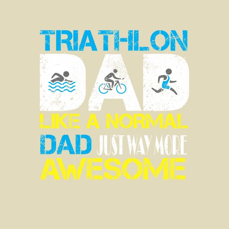 Triathlon papa juste comme un papa normal juste comme ça