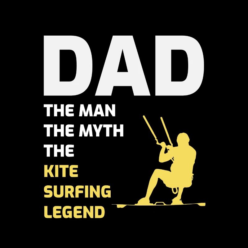 Kitesurfing Dad Kite Kiteboard Vatertagsgeschenk
