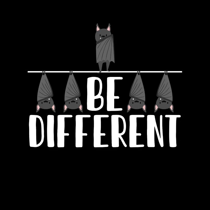 Be Different Chauve-souris Sort Bat Amant Fun