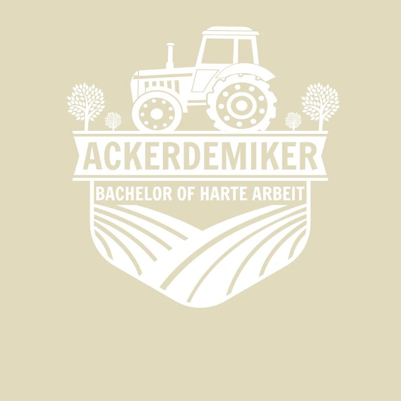 Ackerdemiker Traktor Mann Bauer Jungs Trecker
