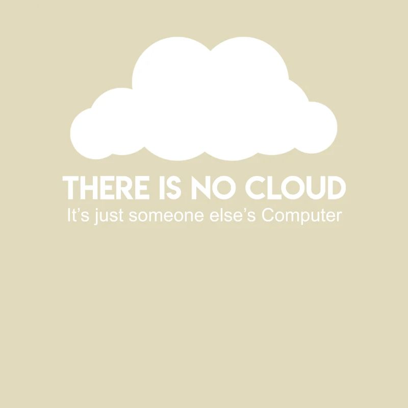 Server Cloud Saying Computer Scientist Coder