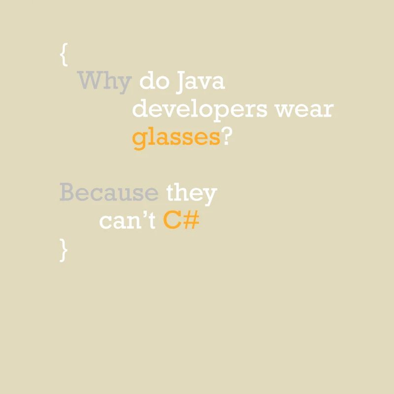 C# Code blague programmeur Hacker C Sharp Coder