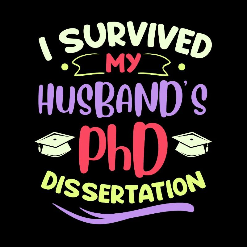 Dissertation des Ehemanns überstanden Partner