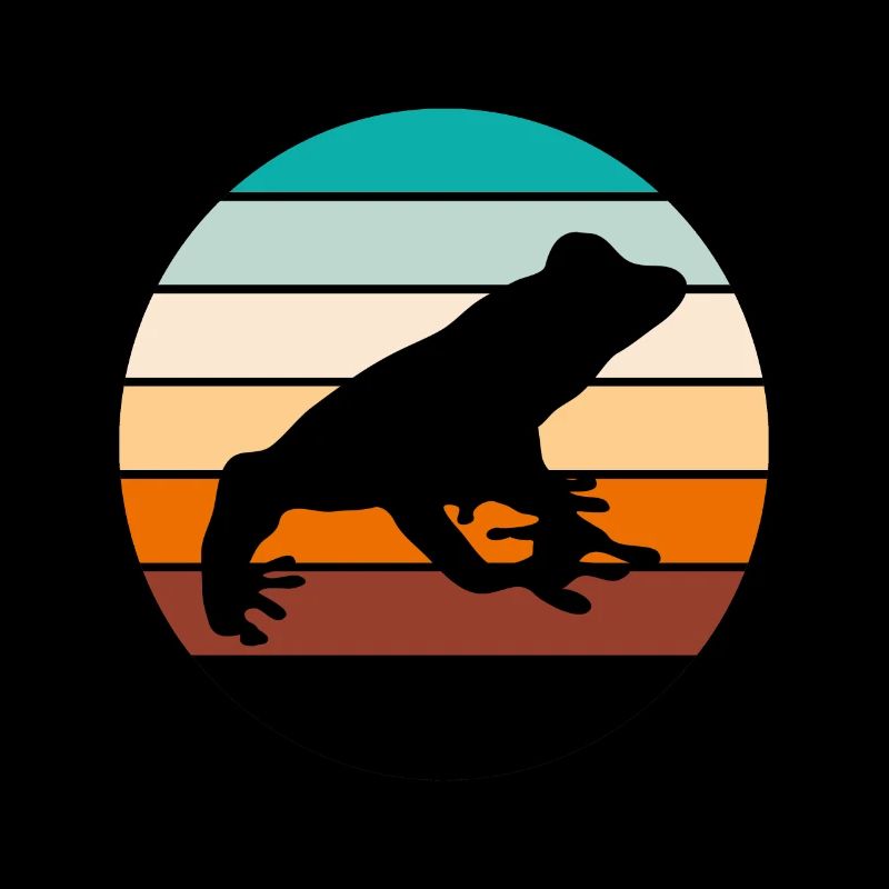Retro Frog Vintage Toad Frog