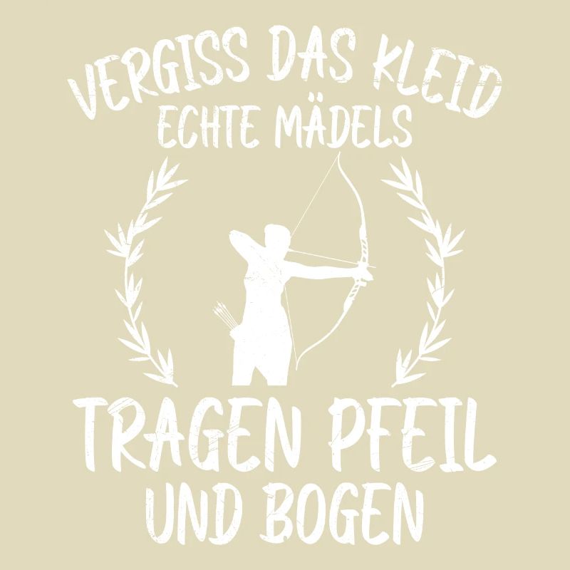 Echte Mädchen tragen Pfeil und Bogen Bogenschießen