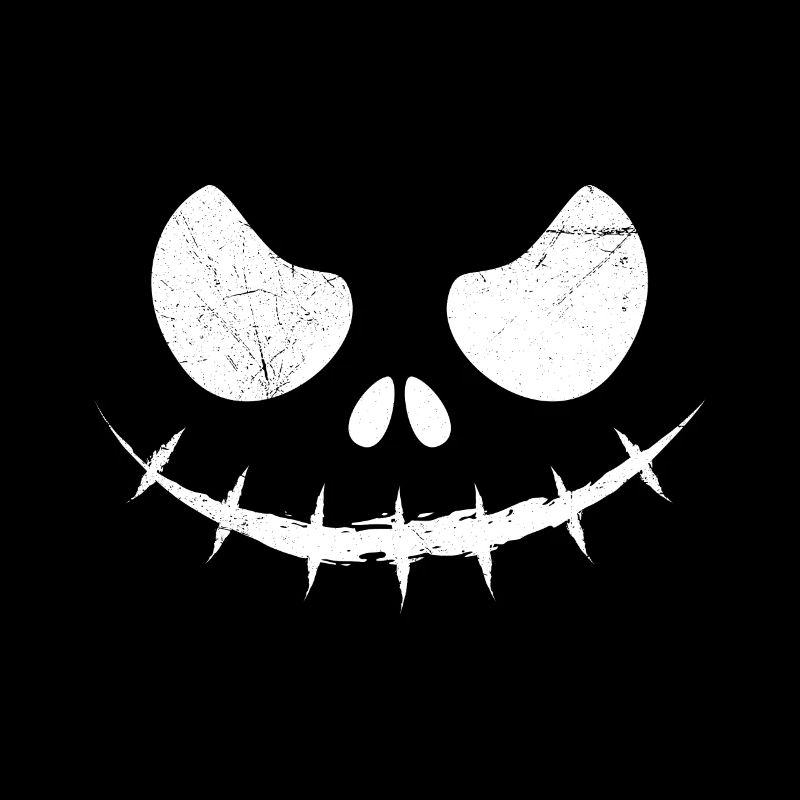 Knochen Gesicht Halloween