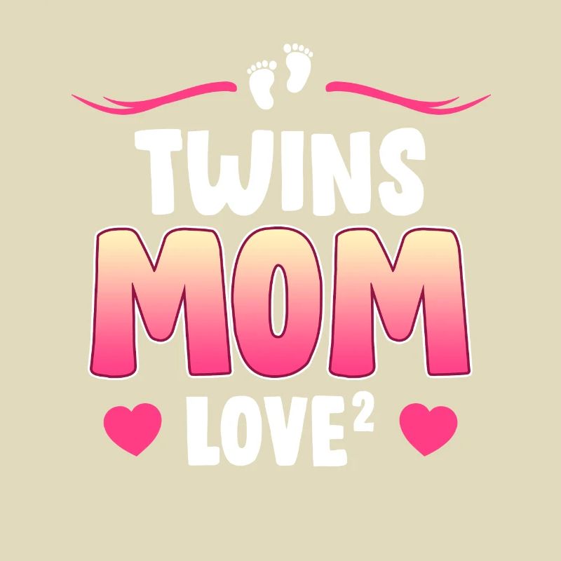 Zwillingsmama Liebe hoch 2 Mutter von 2 Mama