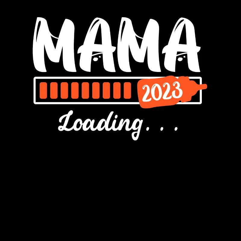 Mama to be 2023 schwanger mit Mädchen Junge Mama