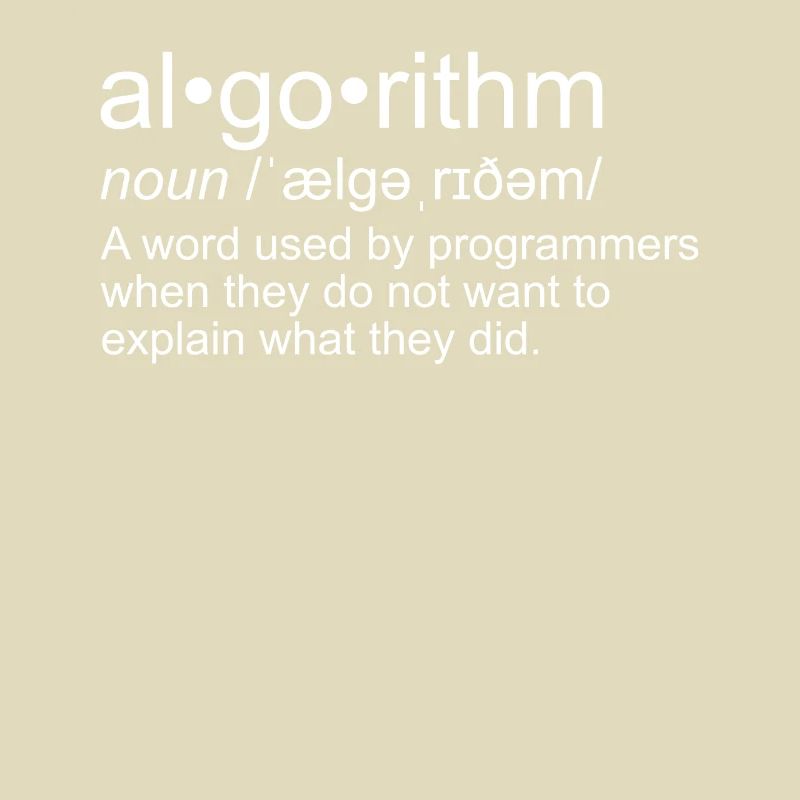 Algorithm for programmers