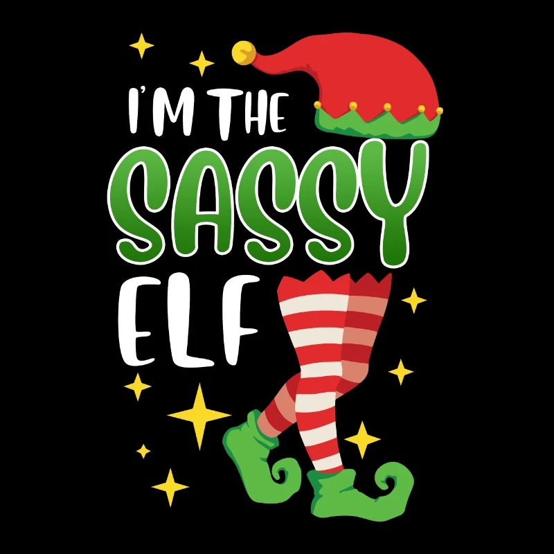 Freche Elfe Ich bin die sassy Elfe Nikolaus