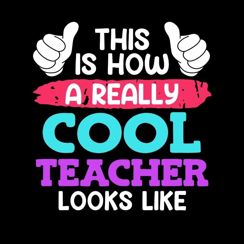 So sieht ein cooler Lehrer aus Lehrer