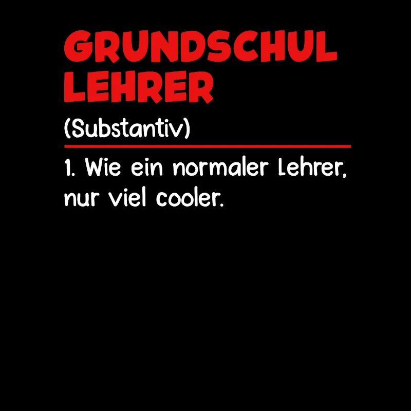 Grundschullehrer ist ein cooler Lehrer