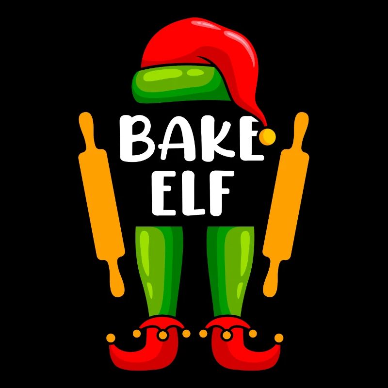 Baker Elf Baker Pastry Chef Baking Christmas