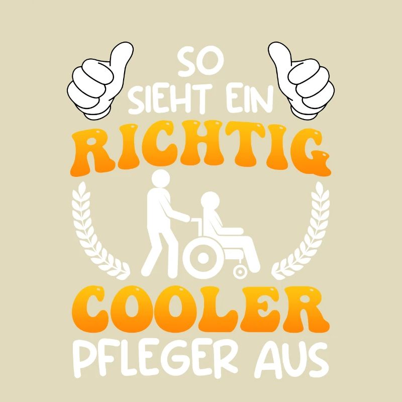 So sieht ein cooler Pfleger aus Altenpfleger