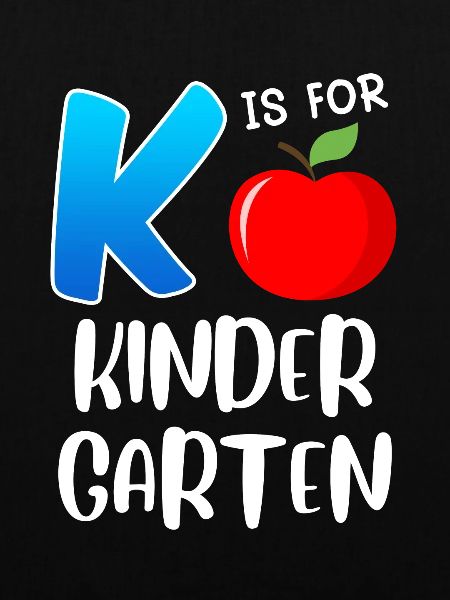 Kinder K steht für Kindergarten