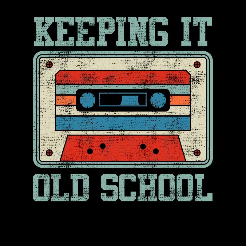 Keeping it old school cassette player cassettes