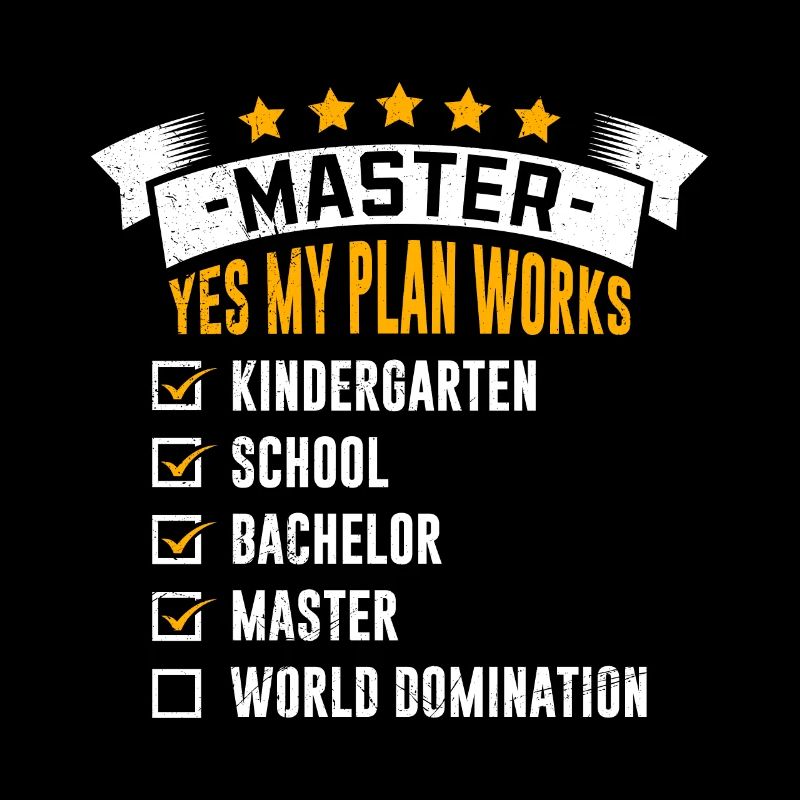 Checklist My plan works Master's degree