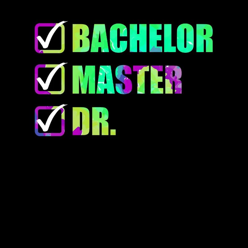 Endlich fertig Doktor Abschluss Ph.D Doktortitel