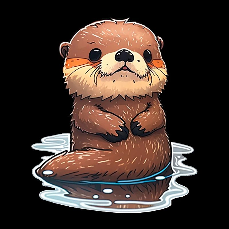 schwimmender Otter