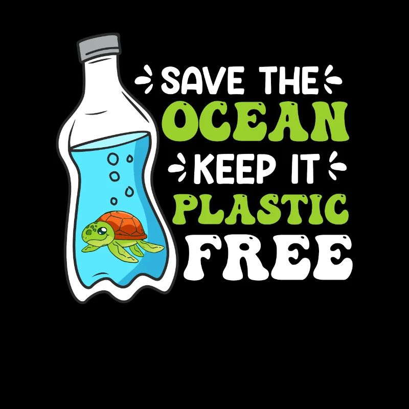 Environmentalists Save the Ocean No plastic