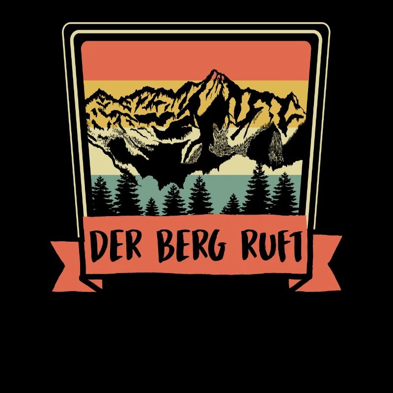 Der Berggipfel ruft Bergfan Wandern