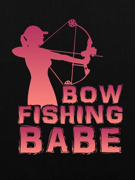 Bowfishing Babe Bogenfischer Fischjagd Girls