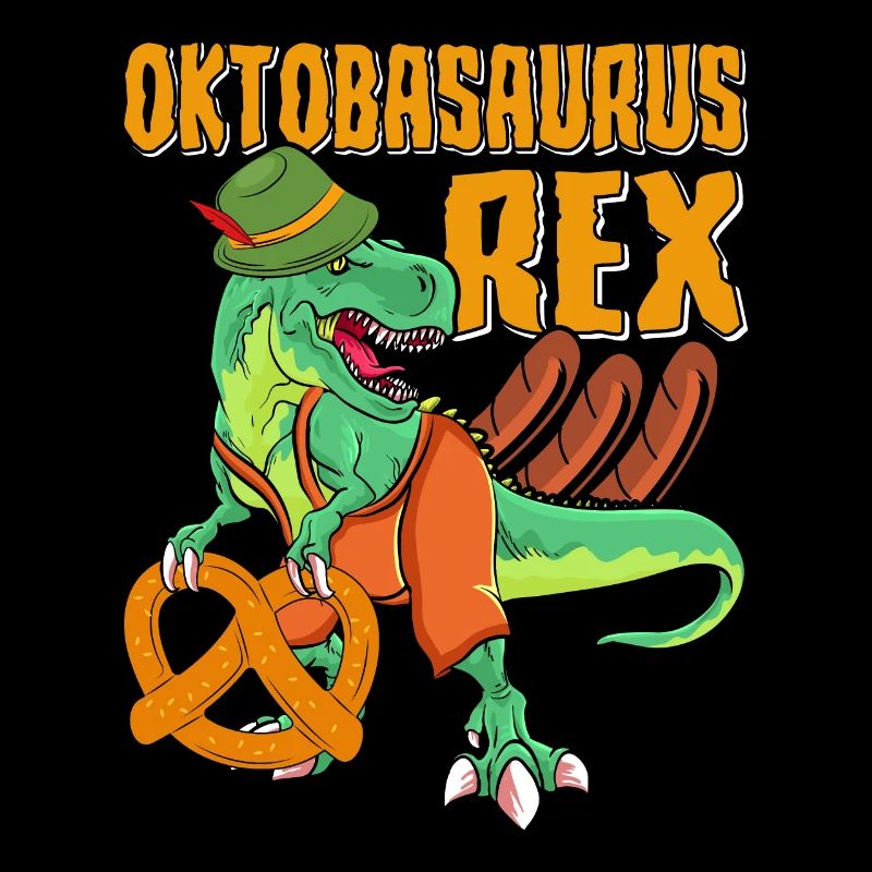 Oktobasaurus Rex Dinosaurier Brezel