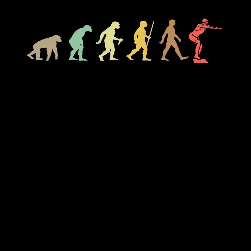 Swim Retro Swimming Evolution Funny swimmer