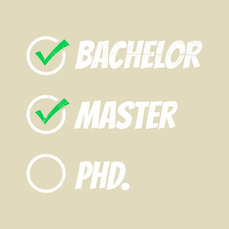 Baccalauréat Master PHD. Diplôme de Master réussi