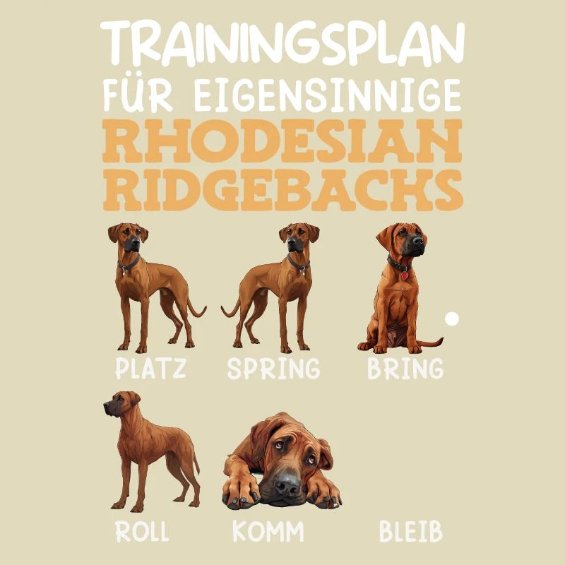 Rhodesian Ridgeback TRAININGSPLAN Eigensinniger