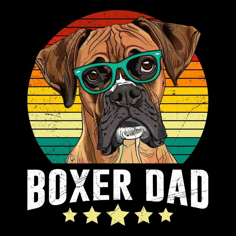 BOXER DAD German Boxer Dog Dad Boxer