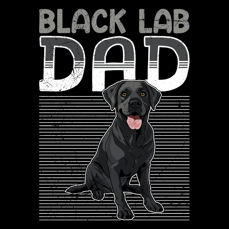 Schwarzer Labrador BLACK LAB DAD Labrador Besitzer