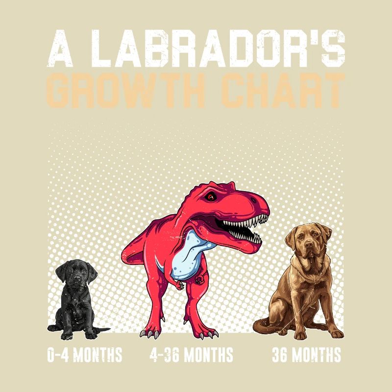 Labrador GROWTH CHART Labrador Owner Funny