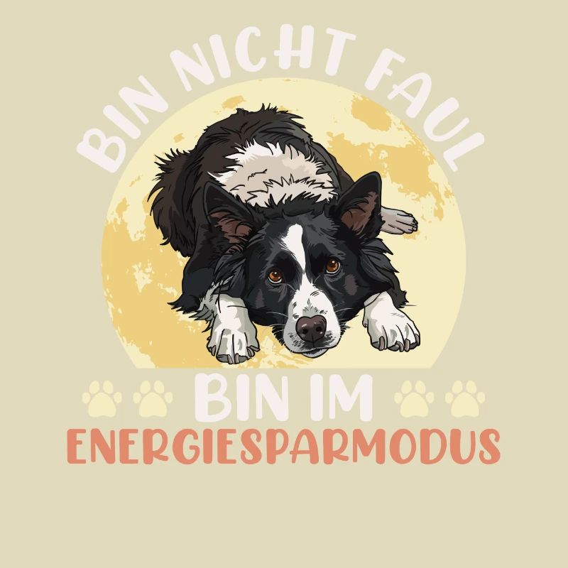 Border Collie DON'T BE LAZY IN POWER SAVING MODE
